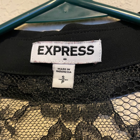 Express Black Button Down - Picture 3 of 4
